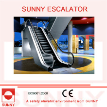 Indoor Escalator with Aluminum Alloy Comb Board and Rubber Handrails, Sn-Es-ID065